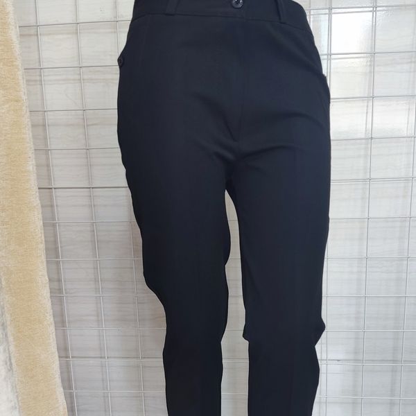 شلوار گاواردین راسته قد صد مشکی