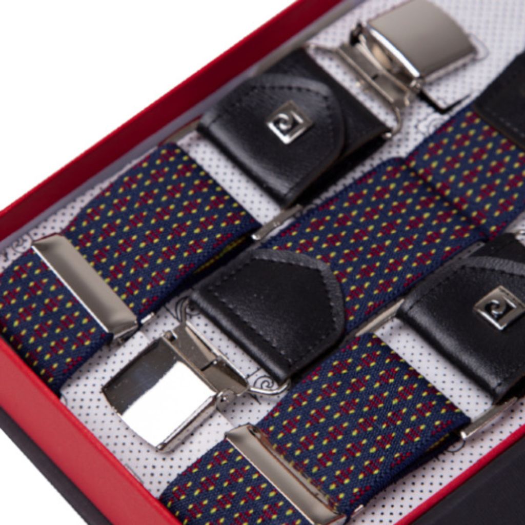 قیمت ساسبند سرمه ای طرح ستاره ای مردانه کد 7327