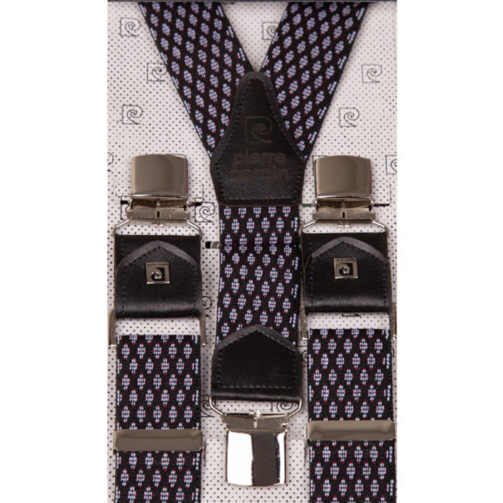 خرید آنلاین ساسبند سرمه ای طرح لوزی مردانه کد 7328