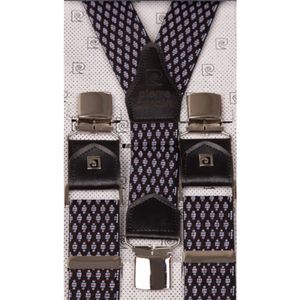 خرید آنلاین ساسبند سرمه ای طرح لوزی مردانه کد 7328