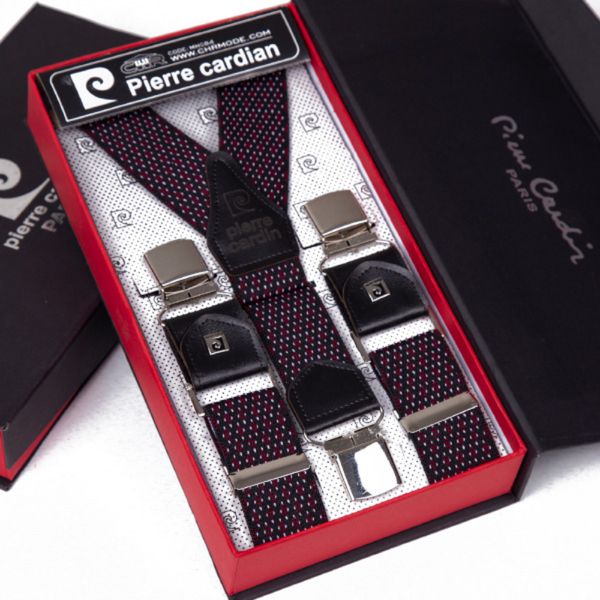 ساسبند مشکی طرح دار مردانه کد 7329