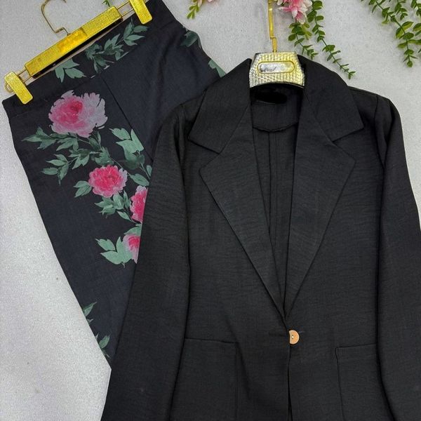 مانتو شلوار شانتون اسلیپ زر