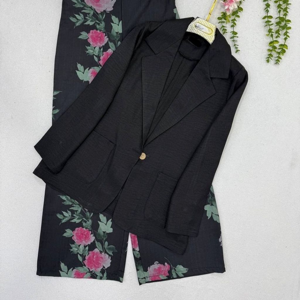 خرید آنلاین مانتو شلوار شانتون اسلیپ زر