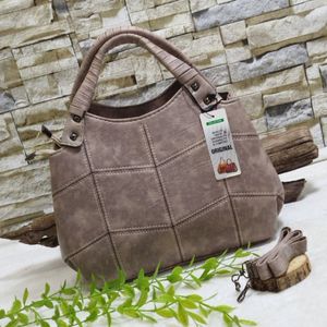 خرید اینترنتی کیف زنانه دسته بافتی دوخانه