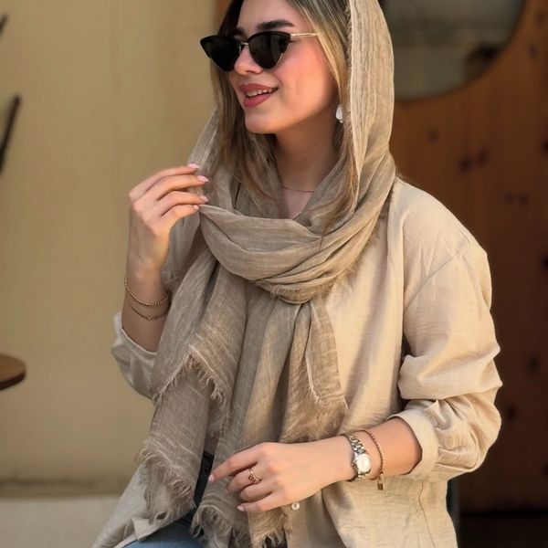 شال کنفی وارداتی دورریش