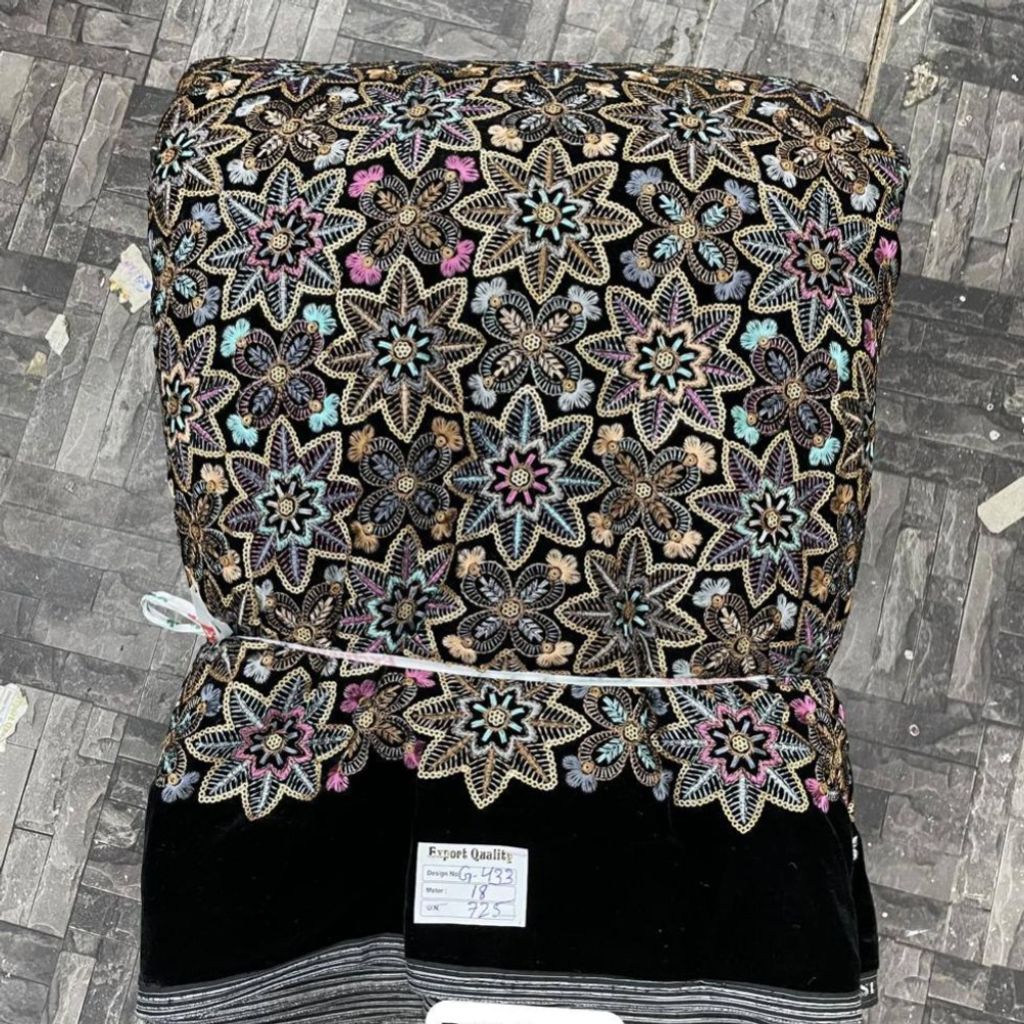 خرید اینترنتی مخمل سوزندوزی G433