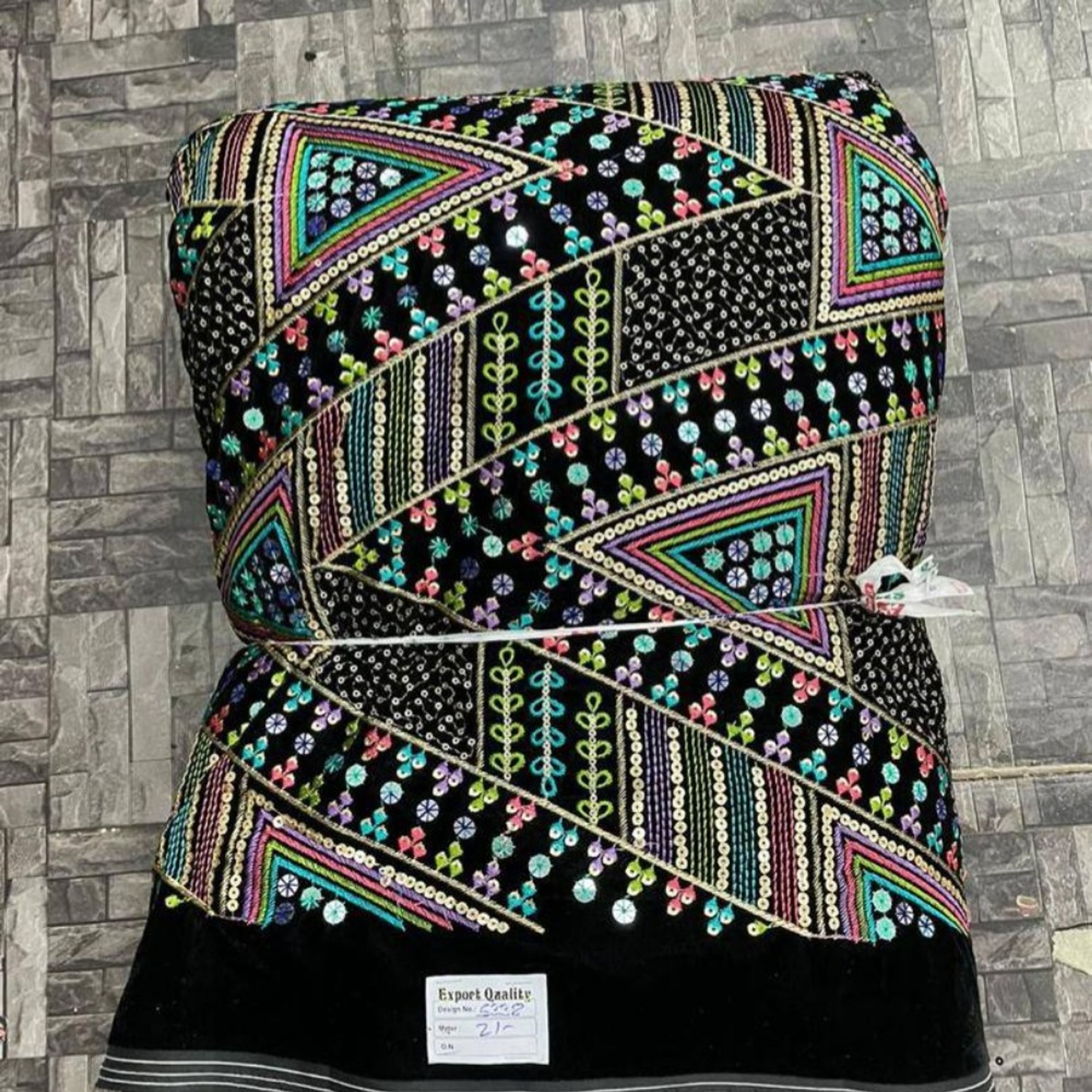 خرید اینترنتی مخمل سوزندوزی 5338