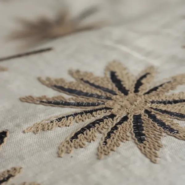 پارچه لینن قیطون دوزی