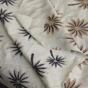 خرید اینترنتی قیمت پارچه لینن قیطون دوزی