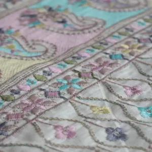 خرید اینترنتی قیمت پارچه لینن سوزن‌دوزی