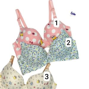 سوتین اسفنجی لیزری طرحدار نیم جک کد01820 ماهی