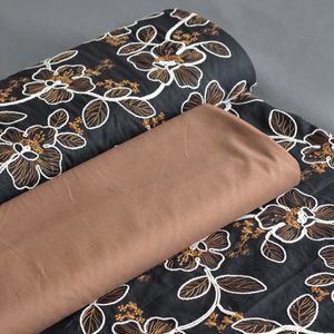 خرید اینترنتی پارچه لینن قیطون دوزی