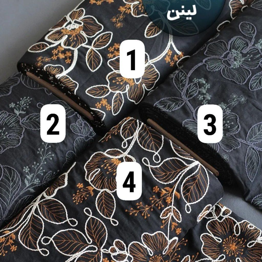 خرید آنلاین پارچه لینن قیطون دوزی
