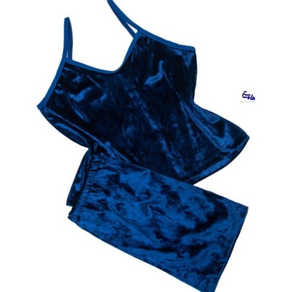 قیمت ست نیم تنه و شورتک مخمل کد 01992 ماهی