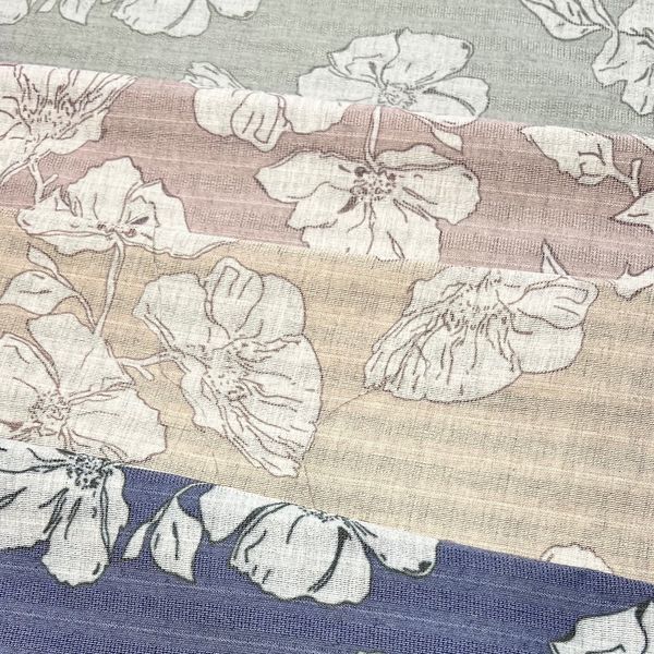 پارچه چاپی طرح گل