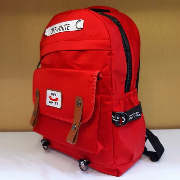 کوله پشتی قرمز مدل off White