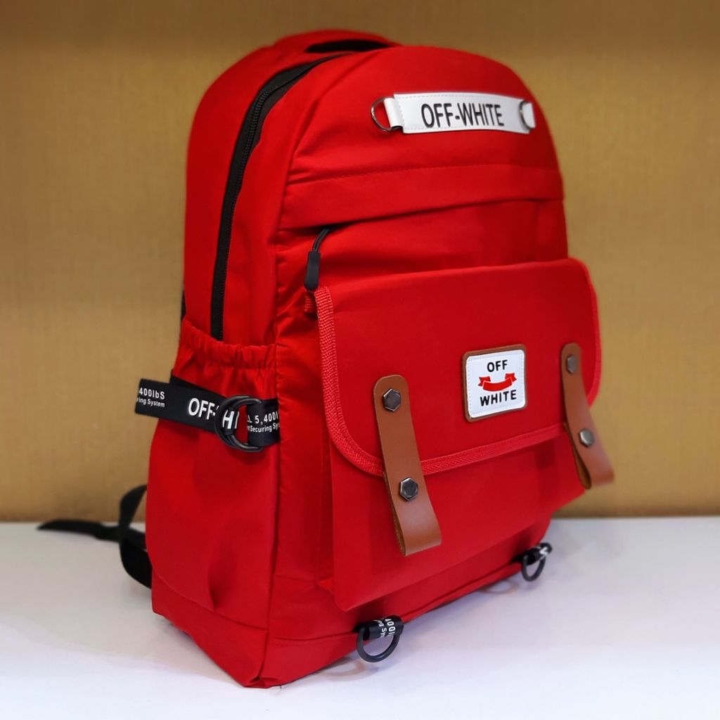 خرید آنلاین کوله پشتی قرمز مدل off White