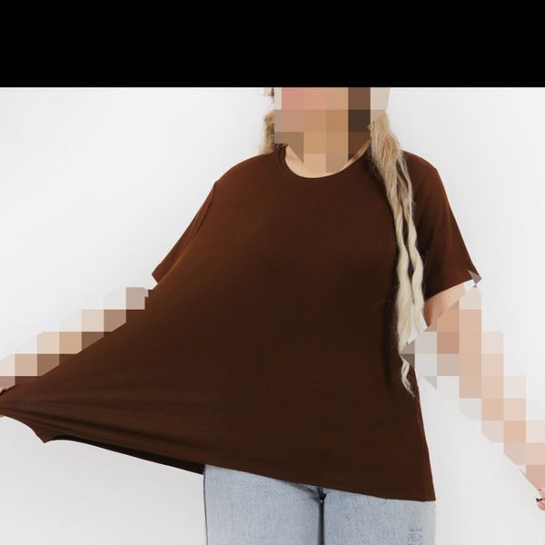 تیشرت کبریتی زنانه یقه گرد