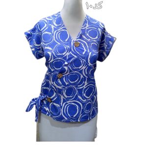 خرید اینترنتی شومیز کنار گرهی کد 705