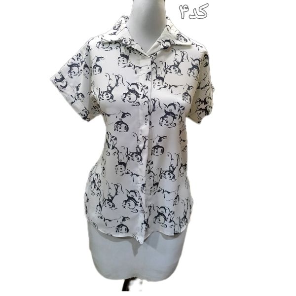 شومیز یقه مردانه کد 707