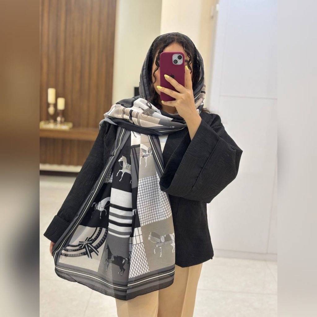 خرید آنلاین شال تابستانه هرمس