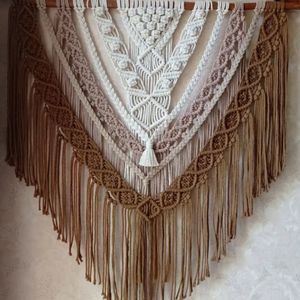 خرید اینترنتی دیوار کوب سایز بزرگ مکرومه بافی