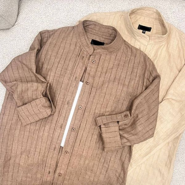 شومیز لینن یقه دیپلمات