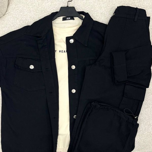 ست دو تیک شومیز و شلوار کتان