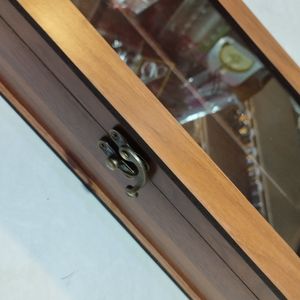 قیمت ارزان جا کاردی چوبی طرح قفل دار