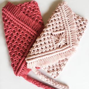 قیمت ارزان کیف مکرومه زنانه طرح نازبانو