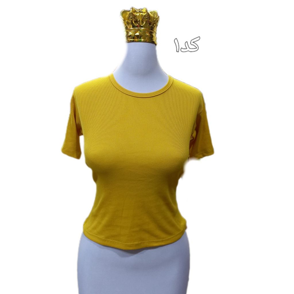 قیمت ارزان کراپ آستین کوتاه کد 715