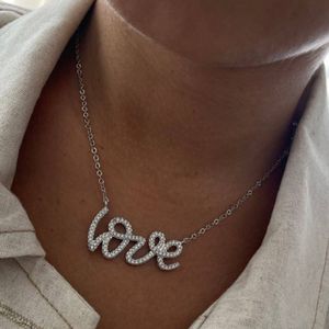 قیمت گردنبند love آبکاری نقره هانا