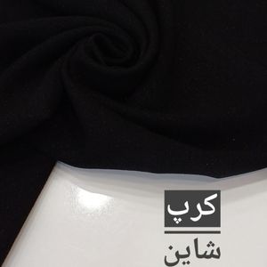 خرید اینترنتی پارچه کرپ میرکاتو شاین مشکی