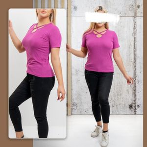 تیشرت یقه ضربدری