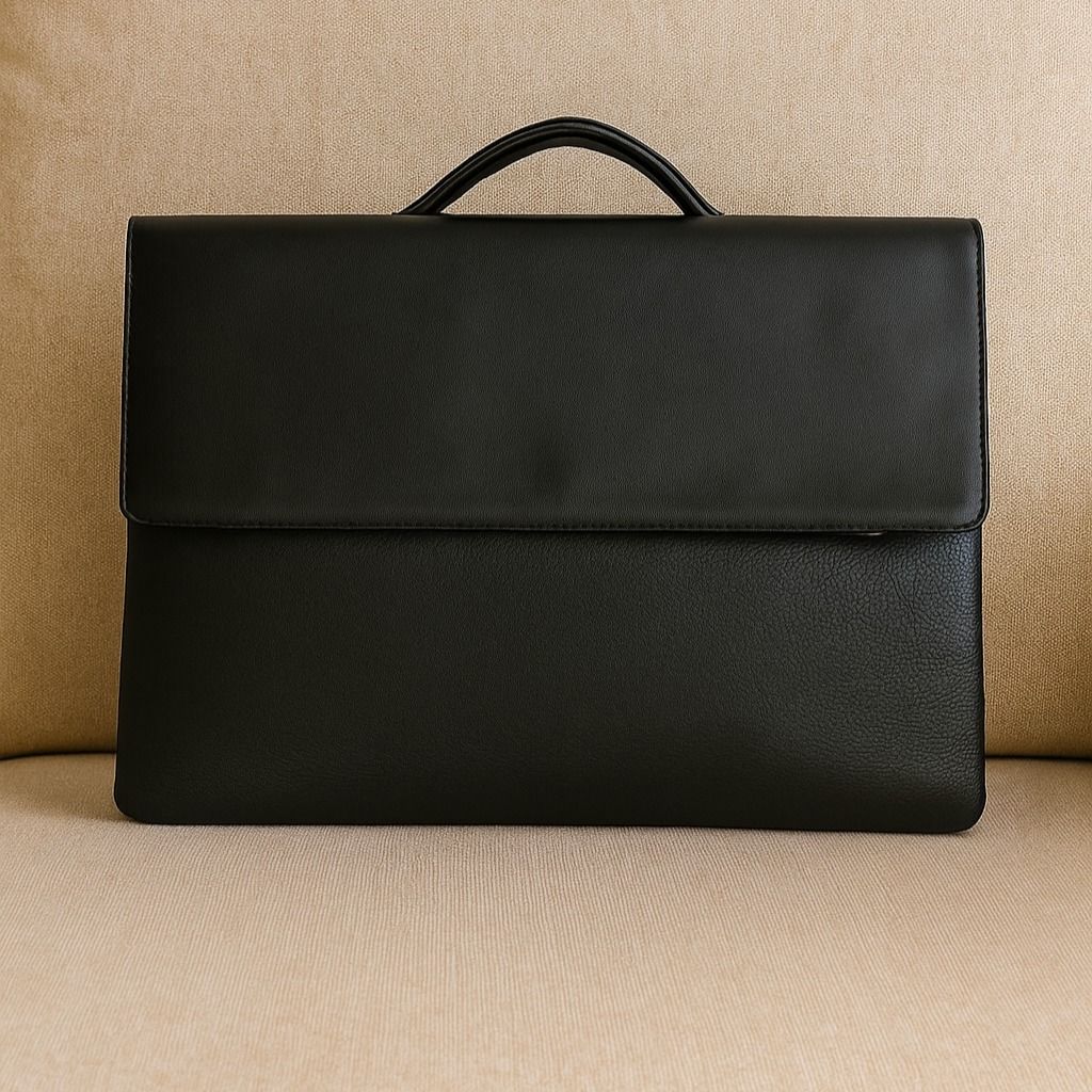 قیمت ارزان کیف اداری تمام چرم گاوی مدل ایتالیایی (پرادا)