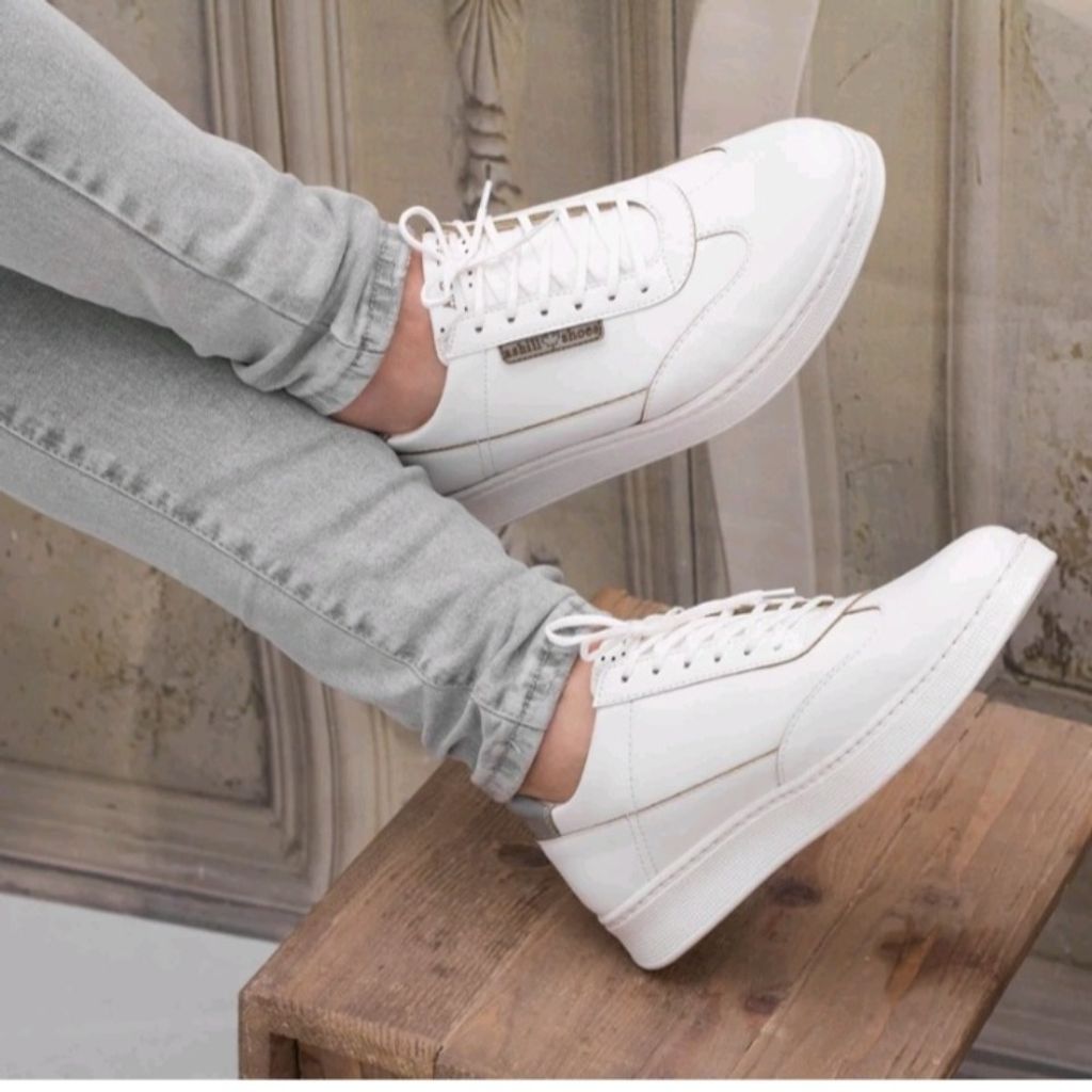 قیمت کفش کتونی مردانه مدل وندیک رنگ سفید طوسی