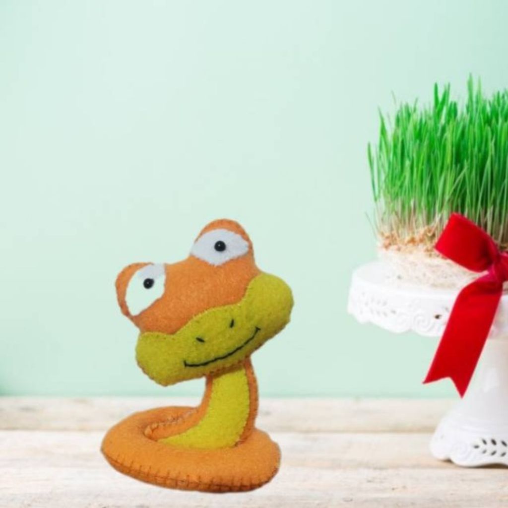 خرید اینترنتی عروسک مار مدل نارنجی