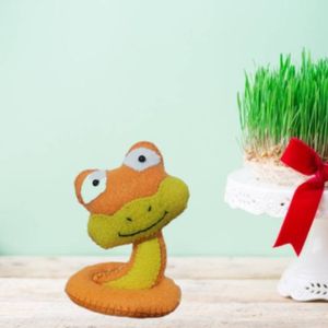 عروسک مار مدل نارنجی