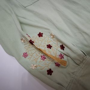 خرید اینترنتی کت کتان پاییزه و بهاره