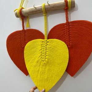 خرید اینترنتی جاکلیدی برگ کاربردی مکرومه طرح هانا