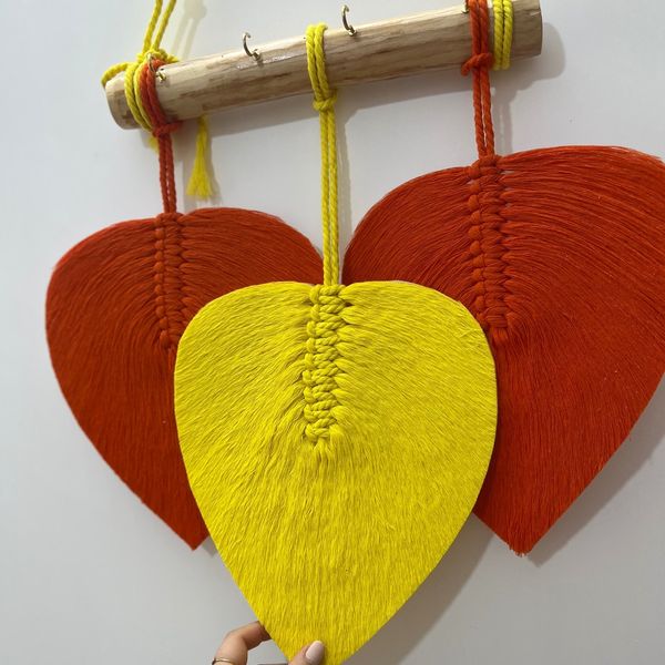 جاکلیدی برگ کاربردی مکرومه طرح هانا