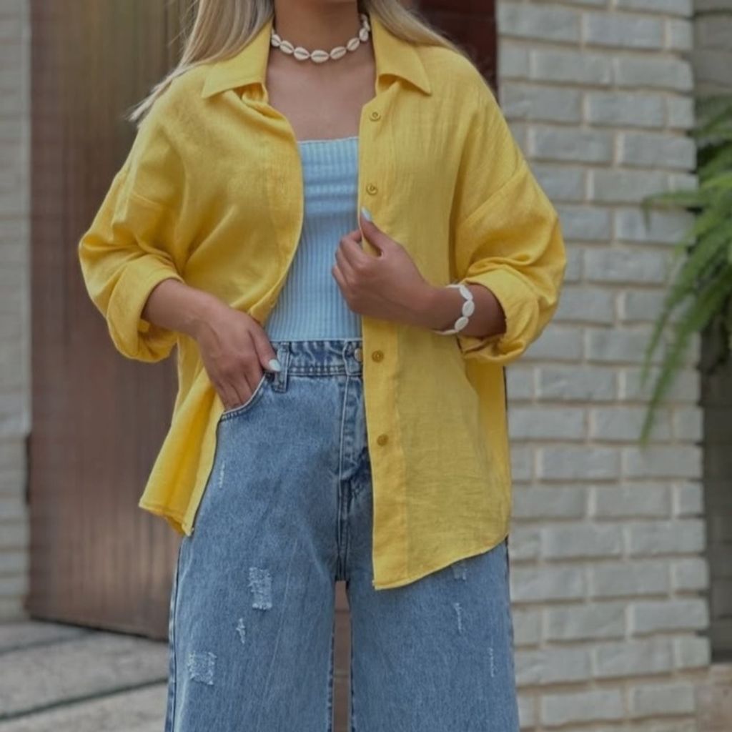 مشخصات شومیز تابستانه خردلی