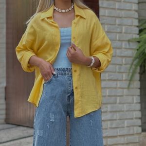 شومیز تابستانه خردلی