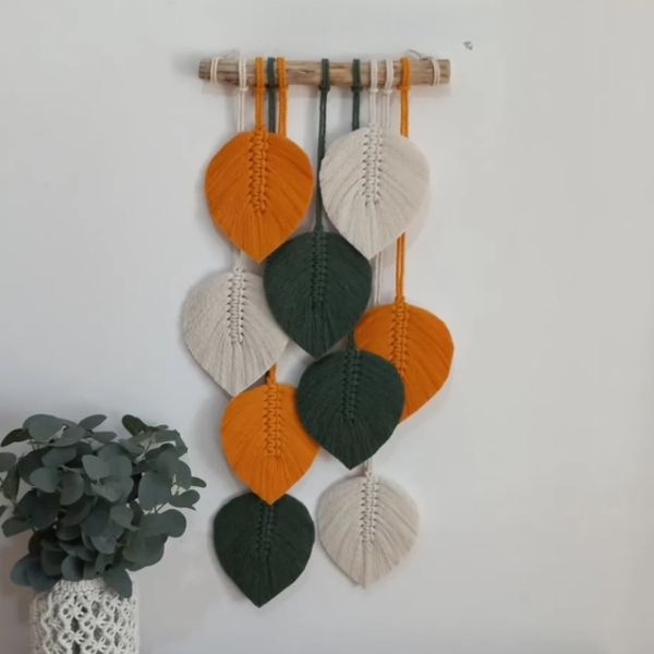 دیوار کوب مکرومه بافی مدل سحر