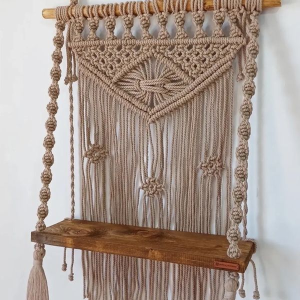 شلف کاربردی مکرومه بافی