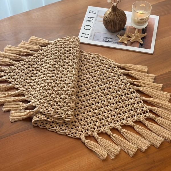 رانر مکرومه بافی مدل لاکچری