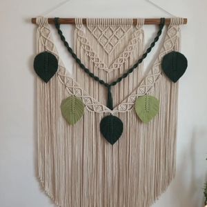 دیوار کوب مکرومه بافی مدل سوفیا