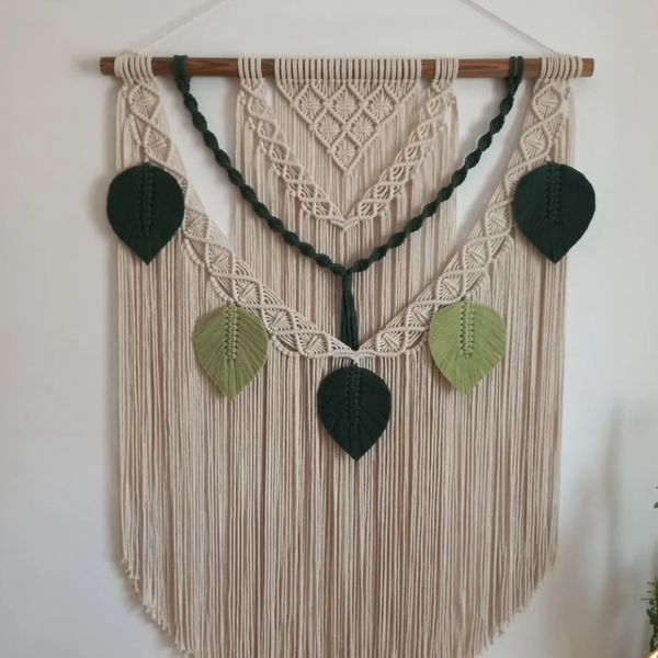 دیوار کوب مکرومه بافی مدل سوفیا