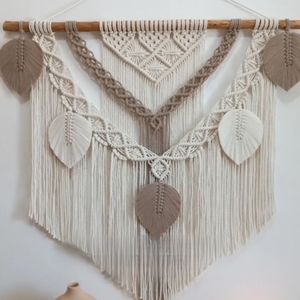 دیوار کوب مکرومه بافی مدل افرا