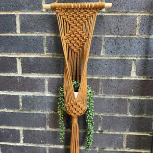 آویز گلدان مکرومه دکوراتیو طرح نوران